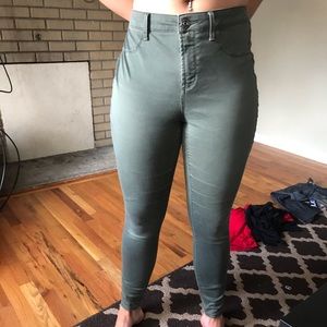 American eagle olive green pants